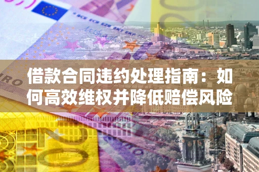 北京借款合同违约处理指南：如何高效维权并降低赔偿风险？